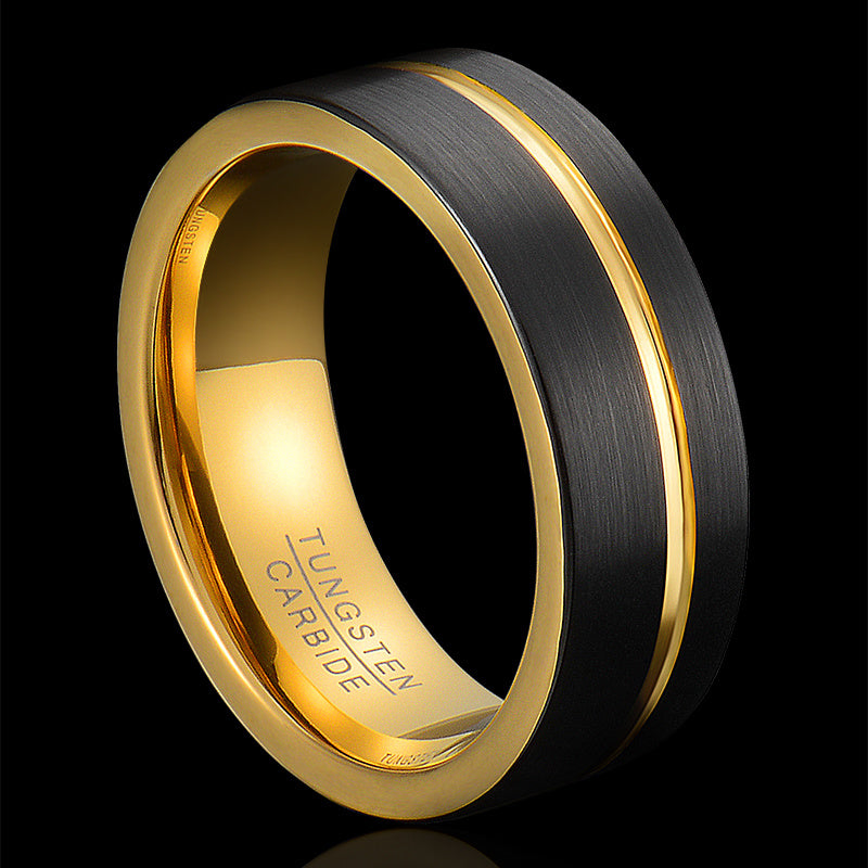 Black and Gold Ring