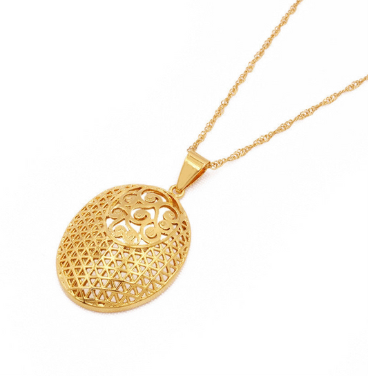 24K Gold-Plated African Jewelry Set
