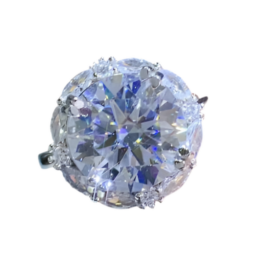 5 Carat Moissanite 925 Sterling Silver Ring