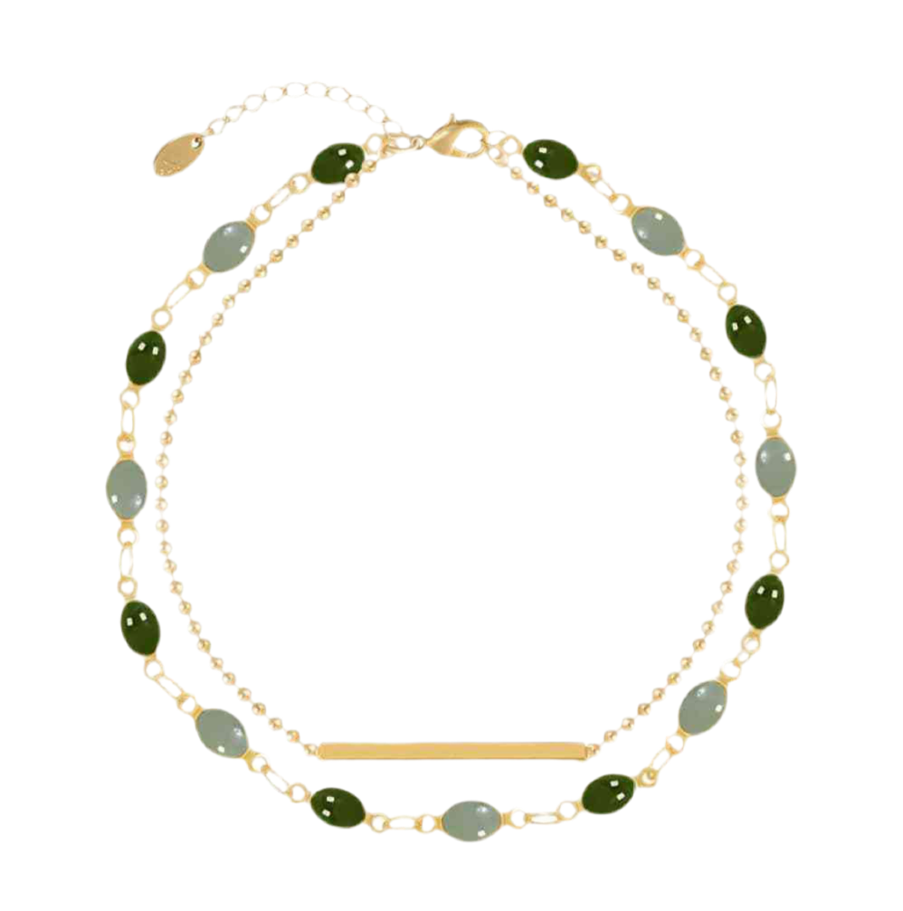 Alloy Double-Layered Bracelet