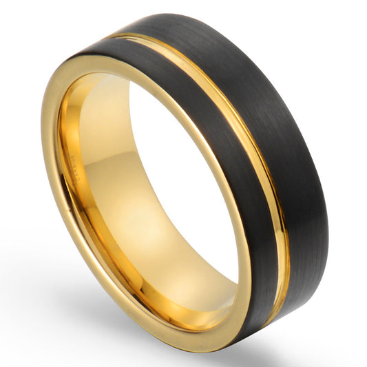 Black and Gold Ring