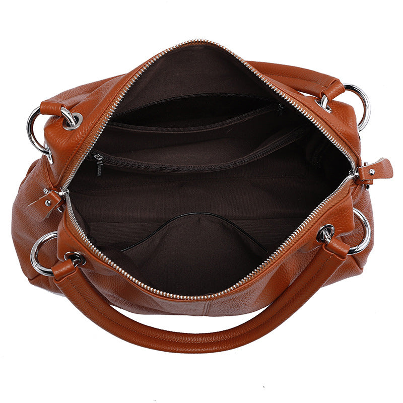 Soft Leather Crossbody  Handbag