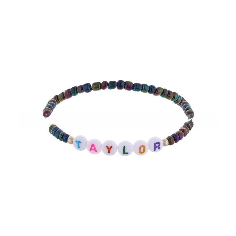 Taylor Bracelet English Name Beads Bracelet