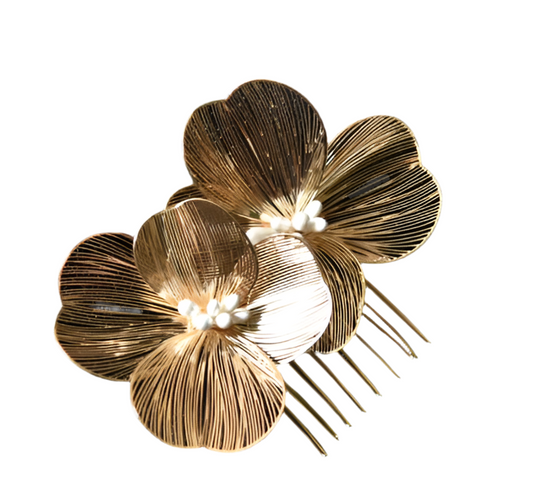 Bridal Flower Comb