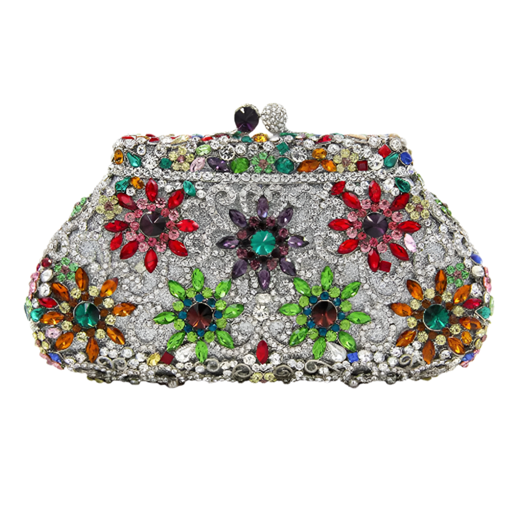 Rhinestone Crystal Evening Clutch - Sparkle Style Shine