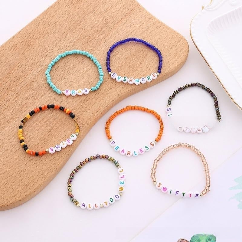 Taylor Bracelet English Name Beads Bracelet